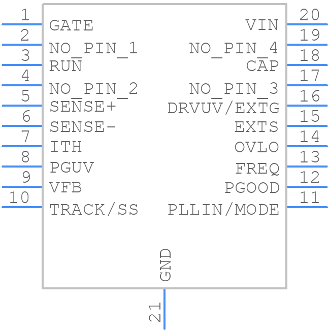 LTC3894EFE#PBF - Analog Devices - PCB symbol