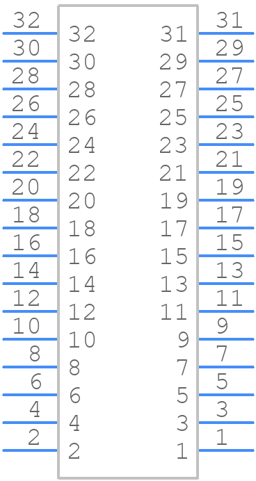 FTE-116-03-G-DH - SAMTEC - PCB symbol
