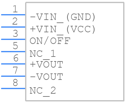 TEC 2-2413 - Traco Power - PCB symbol