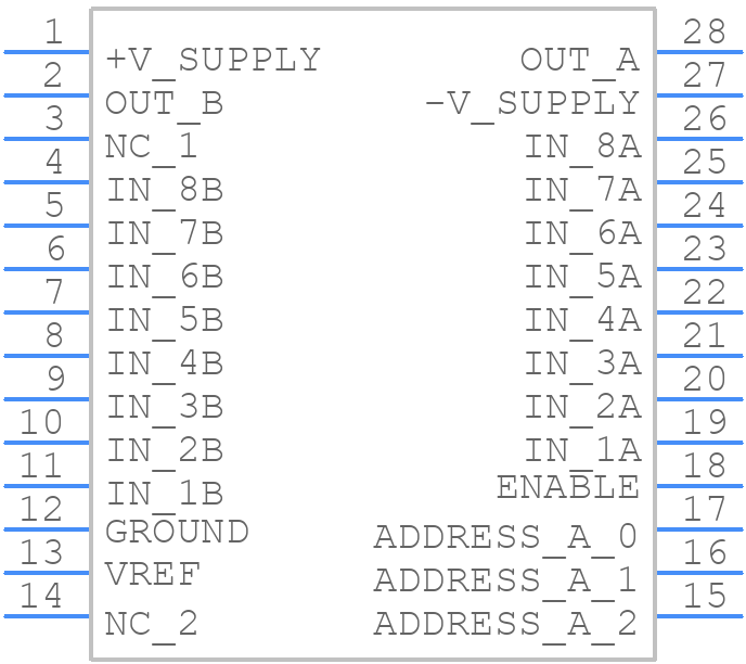 MPC507AU/1K - Texas Instruments - PCB symbol