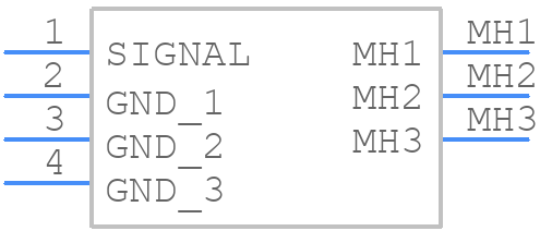 908-22101B - Amphenol - PCB symbol