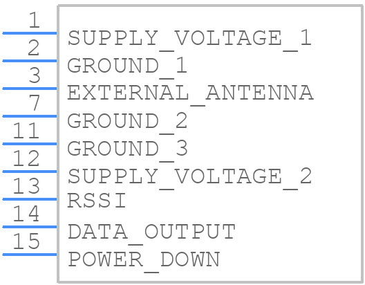 AM-RRQ3-433P - RF SOLUTIONS - PCB symbol