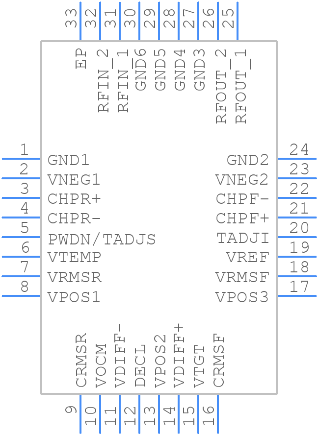 ADL5920ACPZ-R2 - Analog Devices - PCB symbol