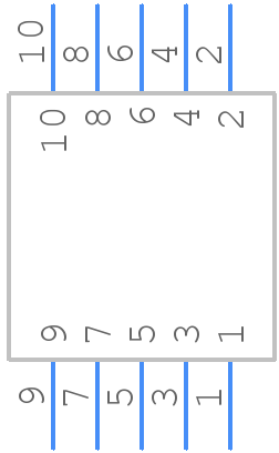 LSHM-105-L2.5-F-DV-A-S-TR - SAMTEC - PCB symbol