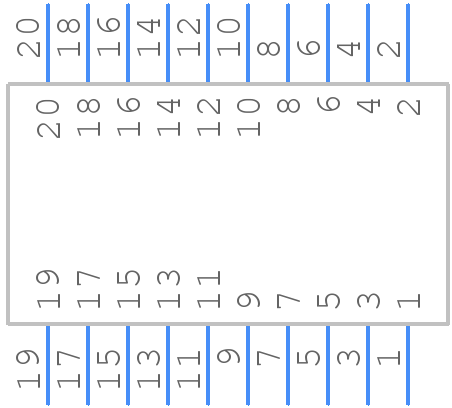 LSHM-110-04.0-S-DV-A-S-TR - SAMTEC - PCB symbol