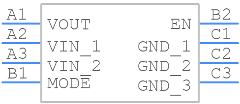 TPS82697SIP - Texas Instruments - PCB symbol