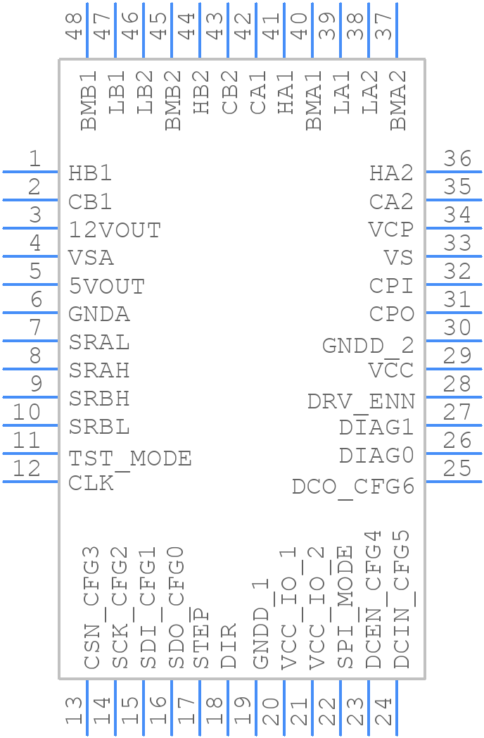 TMC2160A-TA-T - Analog Devices - PCB symbol