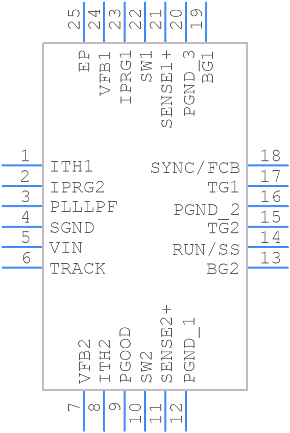 LTC3736EUF-2#TRPBF - Analog Devices - PCB symbol