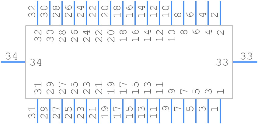 SFM-116-02-FM-D-DS - SAMTEC - PCB symbol