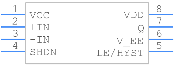 LTC6752IMS8-2#PBF - Analog Devices - PCB symbol