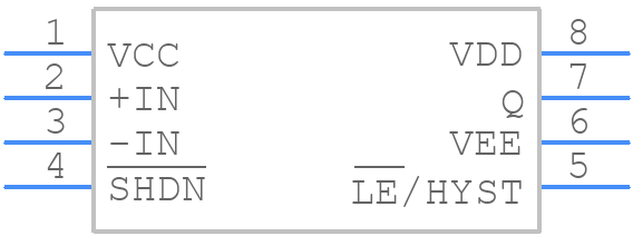 LTC6752IMS8-2#TRPBF - Analog Devices - PCB symbol