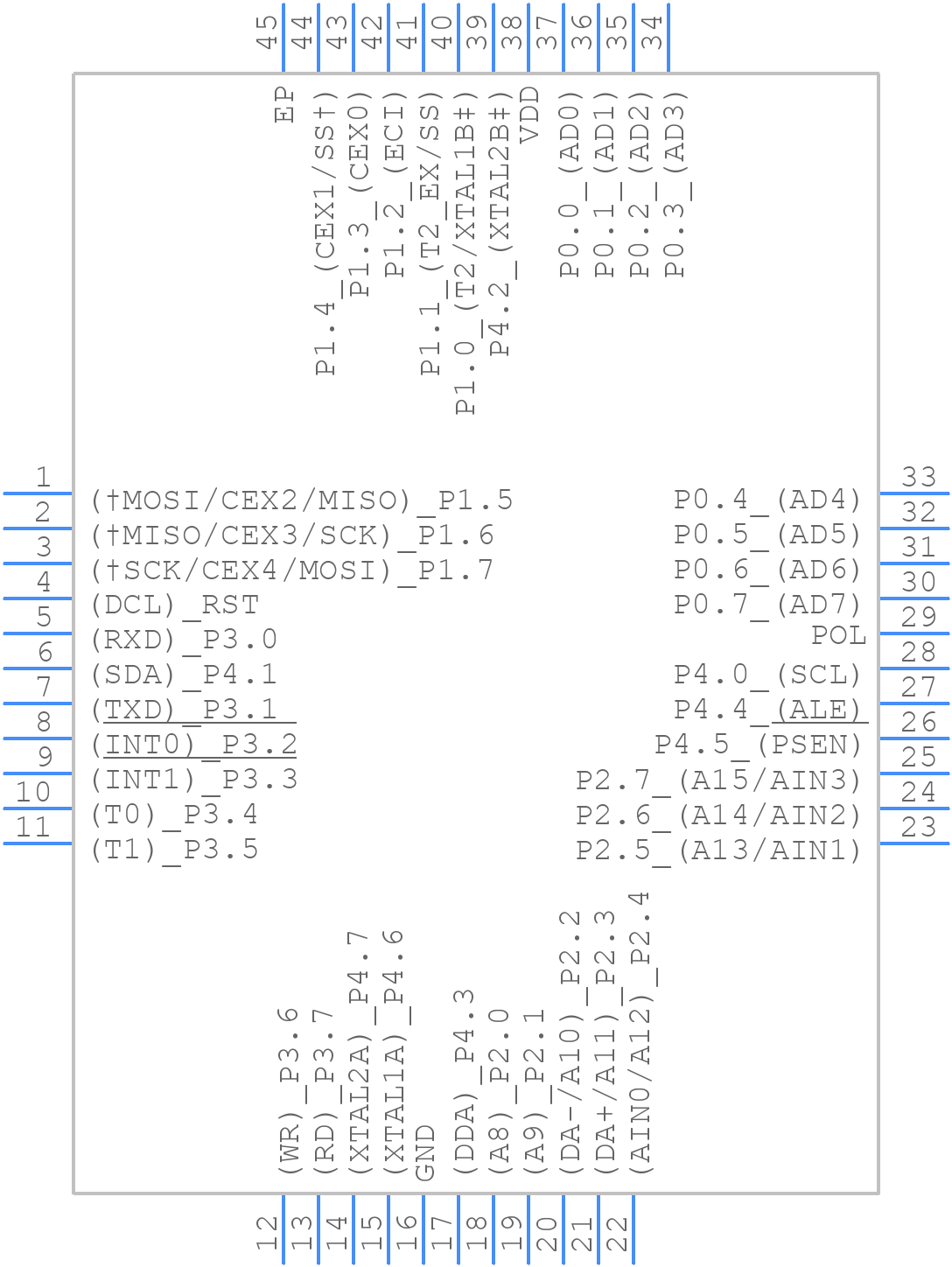 AT89LP51ED2-20MU - Microchip - PCB symbol