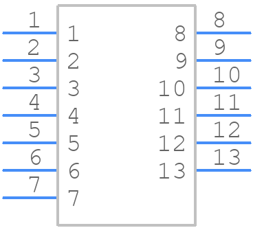 ZF1-13-02-TM-WT-TR - SAMTEC - PCB symbol