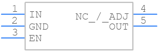NCP718BSN500T1G - onsemi - PCB symbol