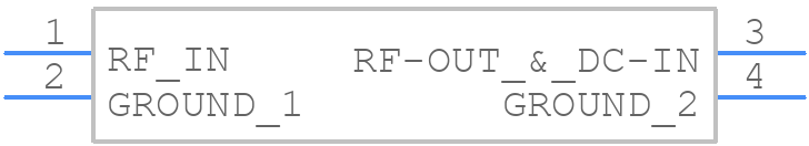 GALI-5F+ - Mini-Circuits - PCB symbol