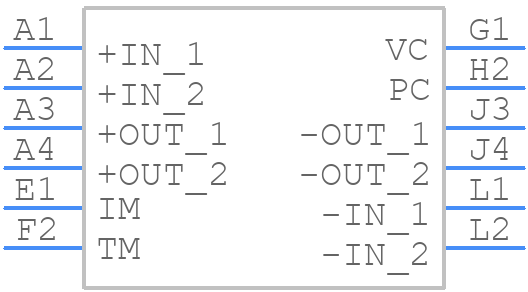 VTM48EH120T010B00 - VICOR - PCB symbol