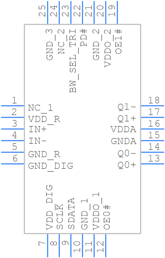 PI6CB18200ZDIEX - Diodes Incorporated - PCB symbol