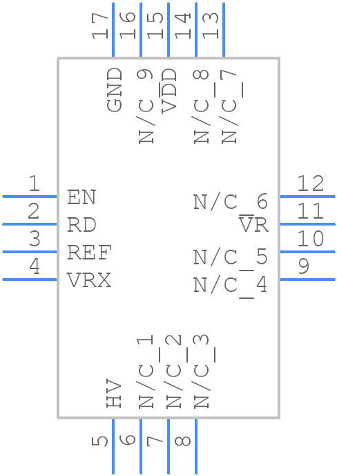 HMC976LP3ETR - Analog Devices - PCB symbol