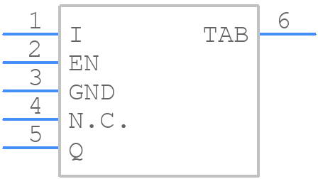 TLS850B0TBV33ATMA1 - Infineon - PCB symbol