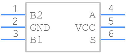 74LVC1G3157DRYRG4 - Texas Instruments - PCB symbol