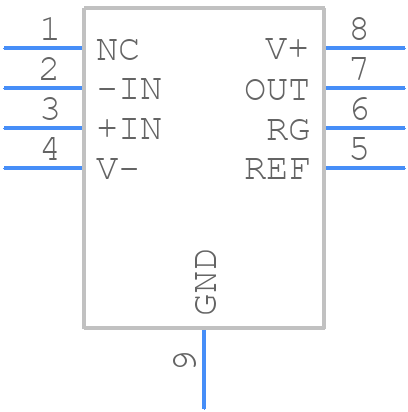 LTC6800HDD#PBF - Analog Devices - PCB symbol