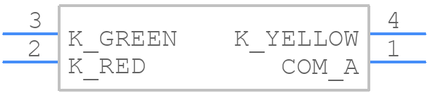 APTF1616SURKCGKSYKC - Kingbright - PCB symbol