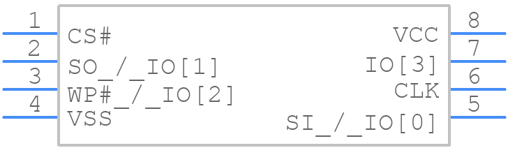 M10042040108X0ISAY - Renesas Electronics - PCB symbol