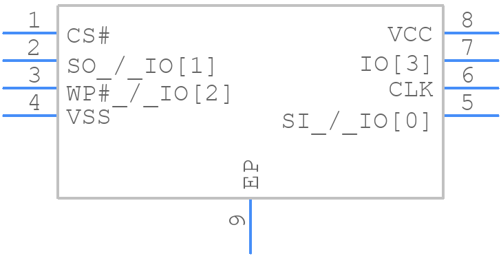 M30082040054X0PWAR - Renesas Electronics - PCB symbol