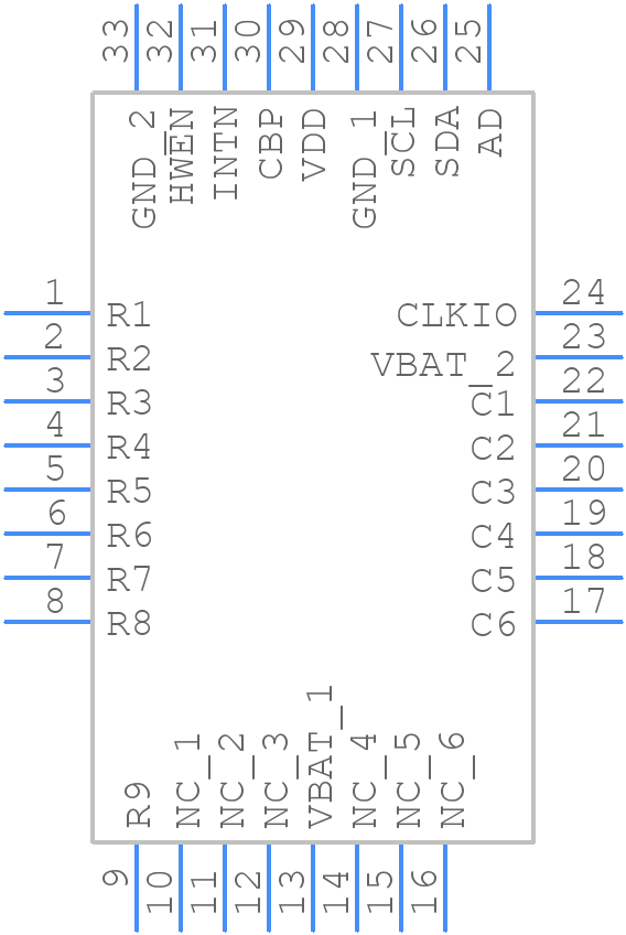 AW20054QNR - AWINIC - PCB symbol