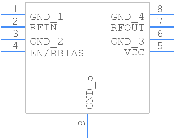 MAX2613ETA+T - Analog Devices - PCB symbol