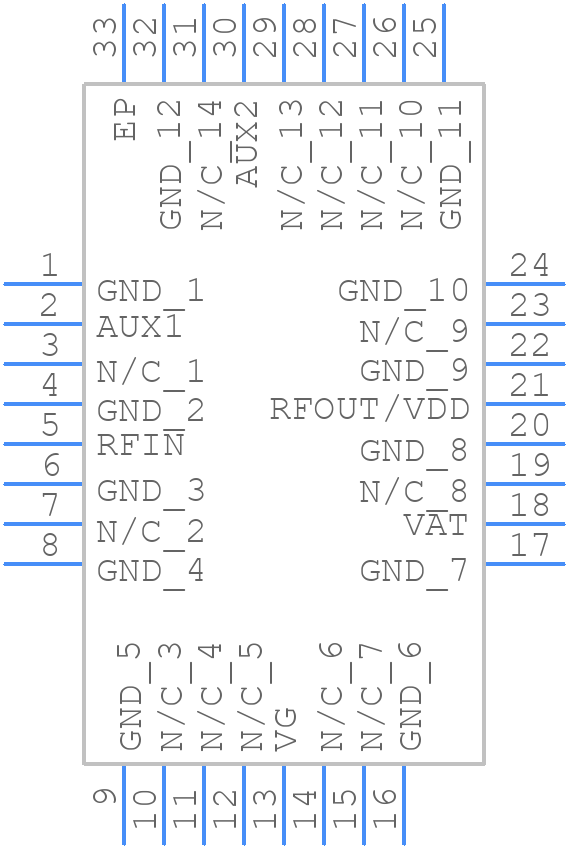 MAAL-011141-TR0500 - MACOM - PCB symbol