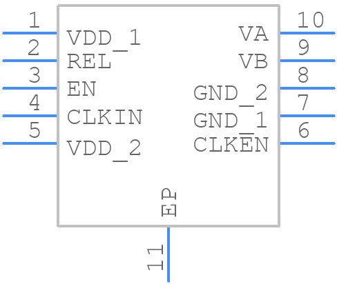 HV852K7-G - Microchip - PCB symbol