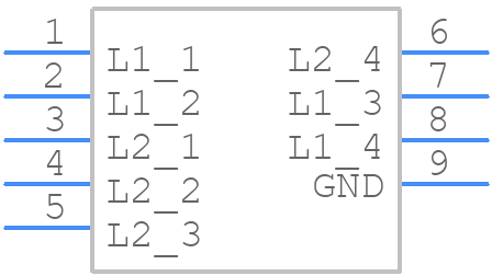RPC1299-30 - Astrodyne TDI - PCB symbol