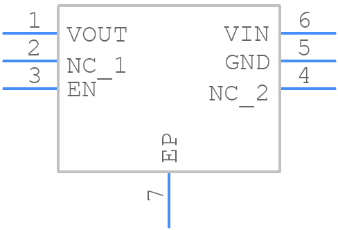 ADP7182ACPZN-5.0R7 - Analog Devices - PCB symbol