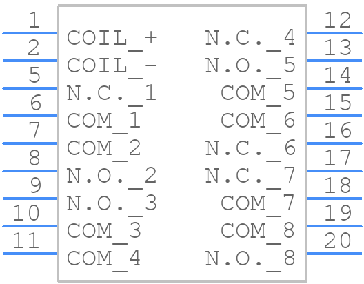 SF4D-DC60V - Panasonic - PCB symbol