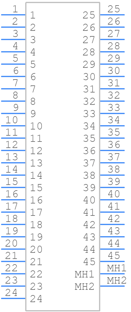 M80-7004522 - Harwin - PCB symbol