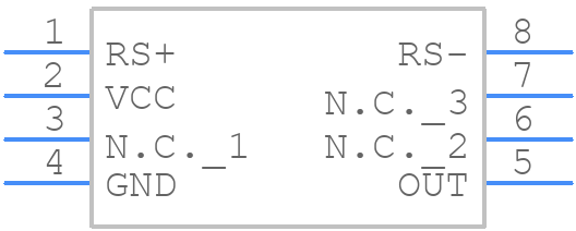MAX4080FASA+ - Analog Devices - PCB symbol