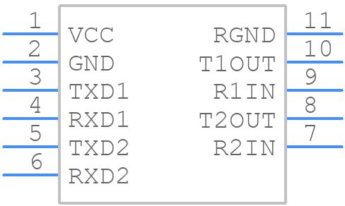 TD302D232H - Mornsun Power - PCB symbol