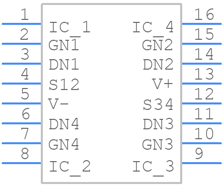 ALD110800ASCL - Advanced Linear Devices Inc. - PCB symbol