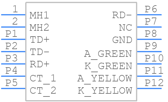 ARJM11D7-009-AB-EW2 - ABRACON - PCB symbol