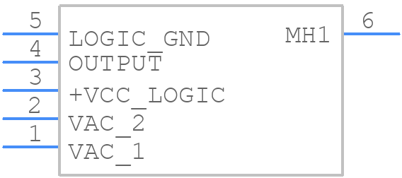 IAC5A - CRYDOM - PCB symbol
