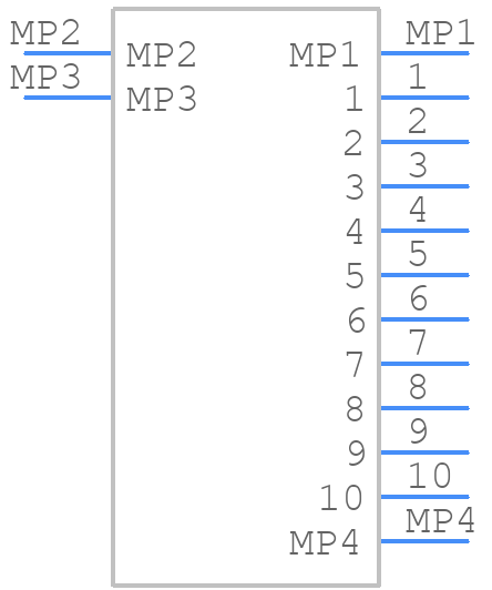 119903 - TE Connectivity - PCB symbol