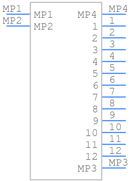 119908 - TE Connectivity - PCB symbol