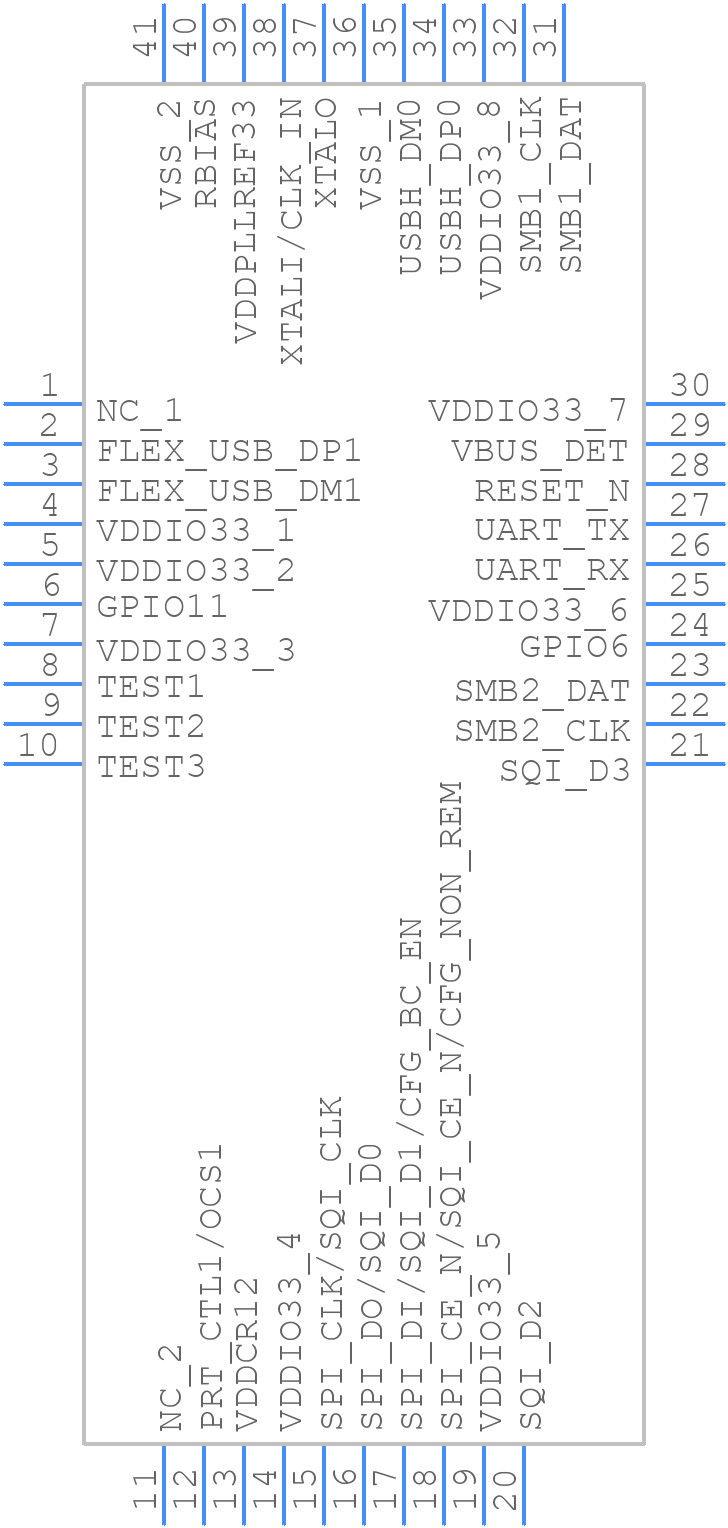 USB4712PFT-I/PNXVAA - Microchip - PCB symbol