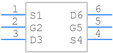 SI3134KDW-TP - MCC - PCB symbol