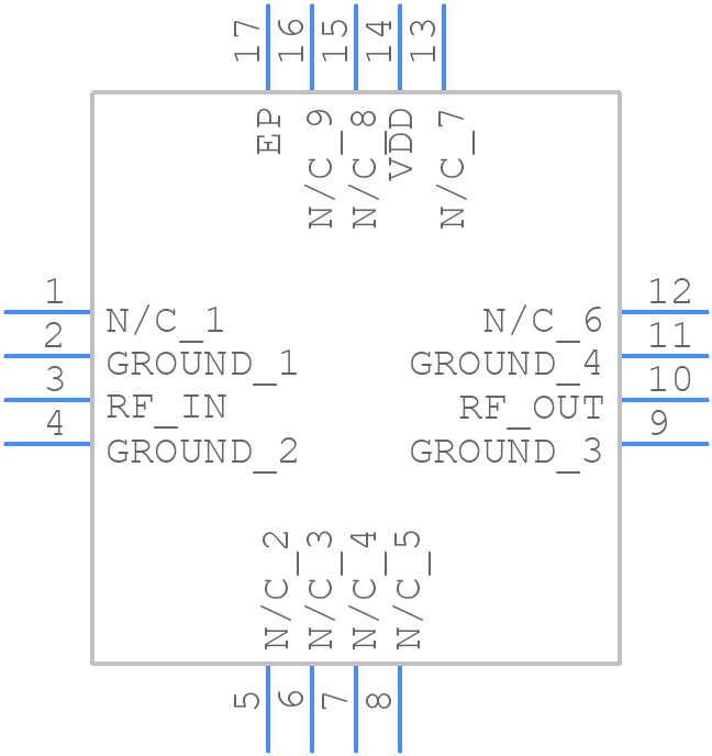 CMD270P3-EVB - Qorvo - PCB symbol