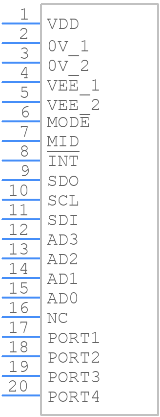 AG6400 - Silvertel - PCB symbol