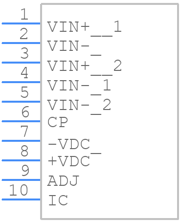 AG9205S - Silvertel - PCB symbol