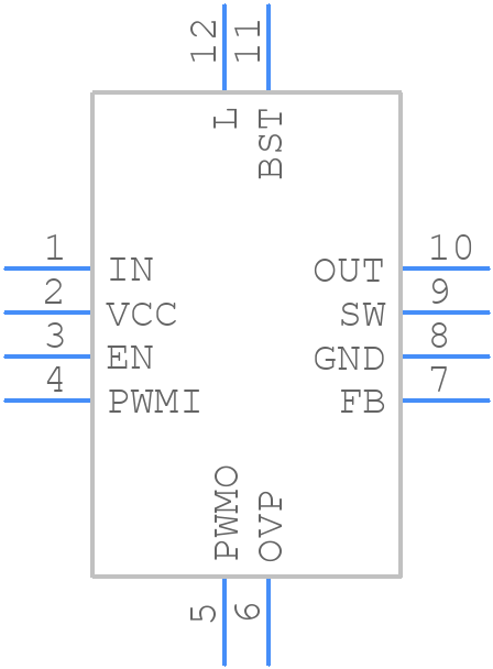MP3306EG-LF-Z - Monolithic Power Systems (MPS) - PCB symbol