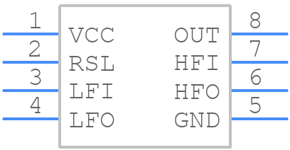 TS2411CS - Taiwan Semiconductor - PCB symbol